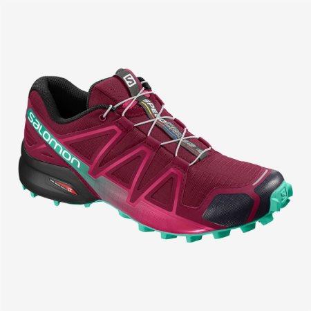 Scarpe Running Salomon SPEEDCROSS 4 W Donna Rosse IT 9-X12